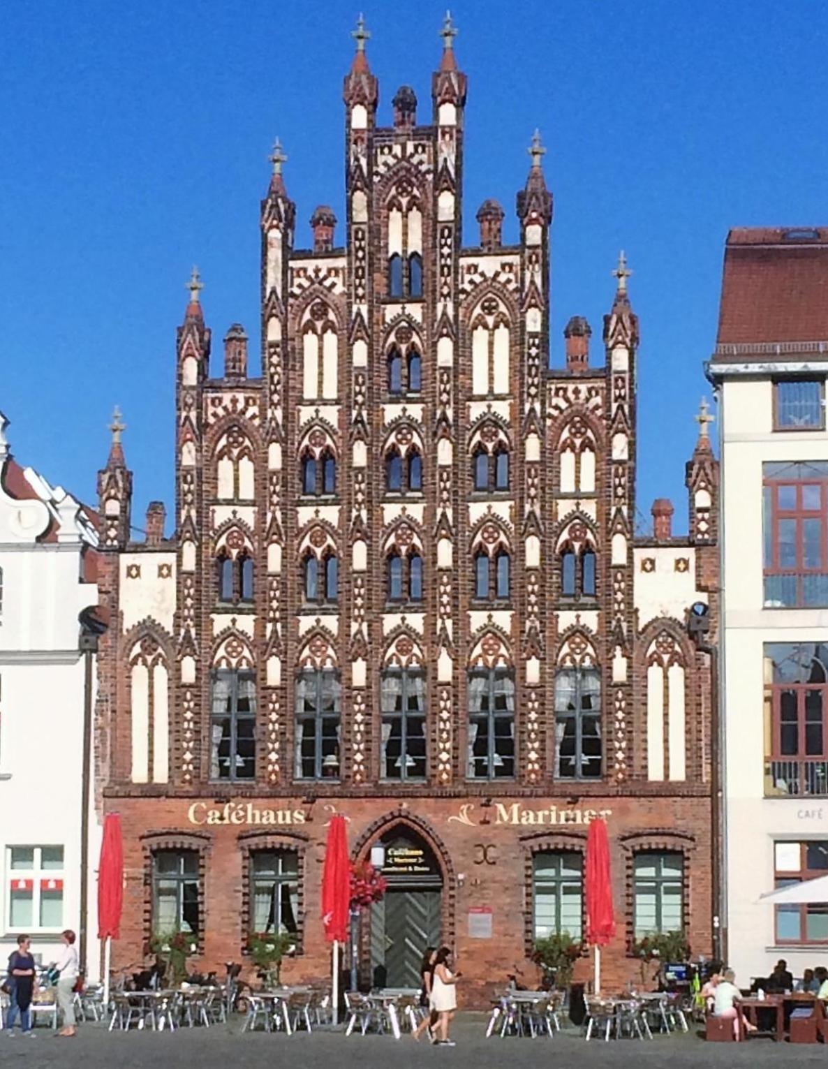 Pension Bach Greifswald Esterno foto