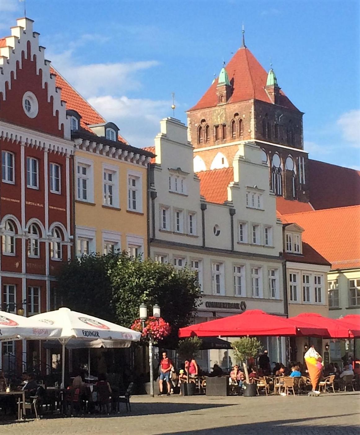 Pension Bach Greifswald Esterno foto